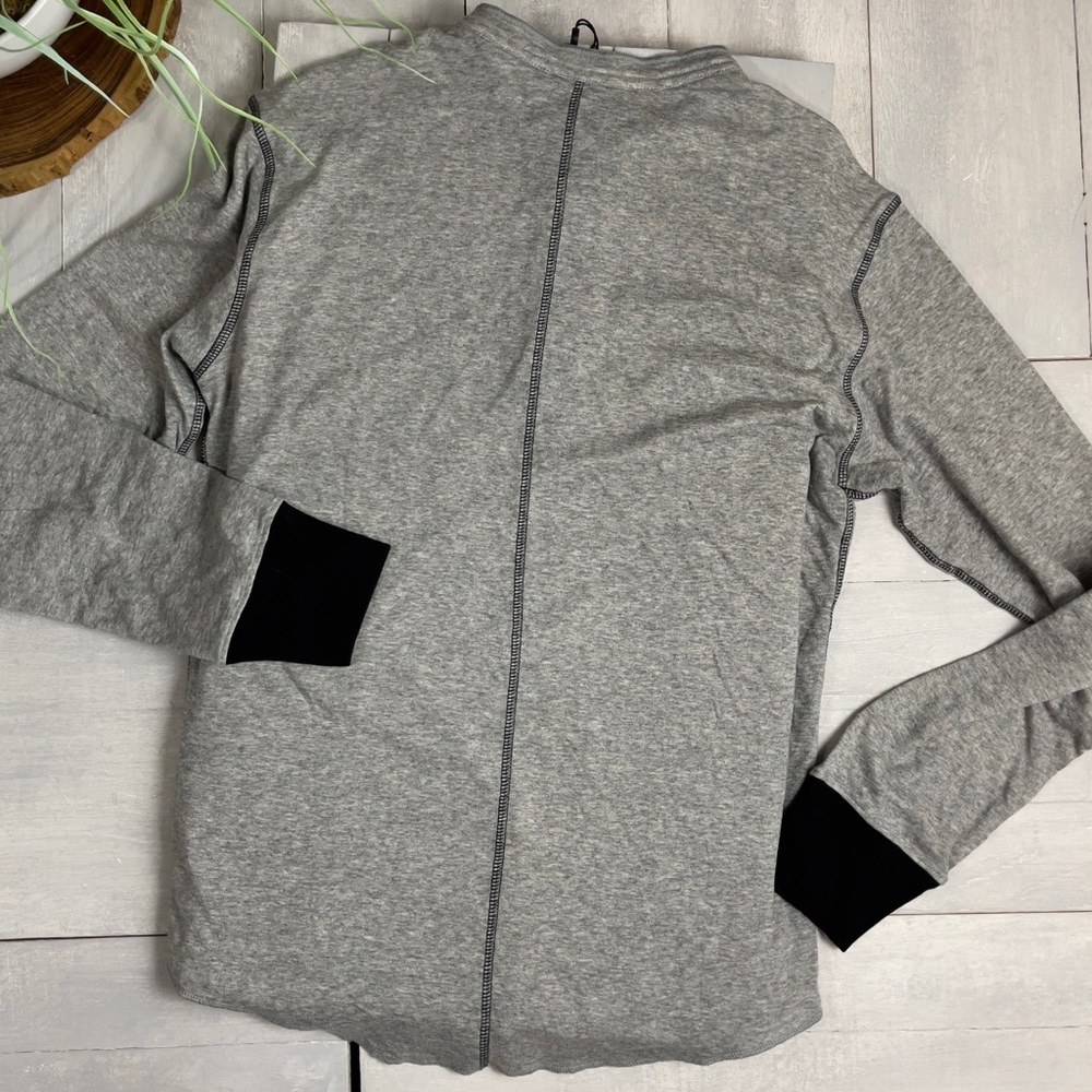 Rag & Bone Gibson Henley in Heatherd Gray - Picture 12 of 13